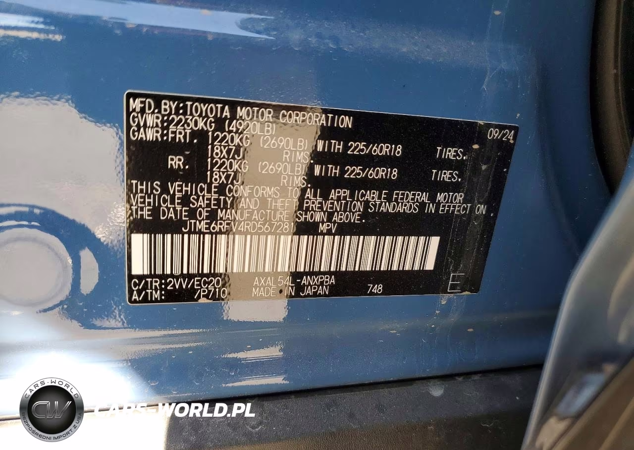 2024 Toyota Rav4 Hybrid Xse VIN:JTME6RFV4RD567281 - 13