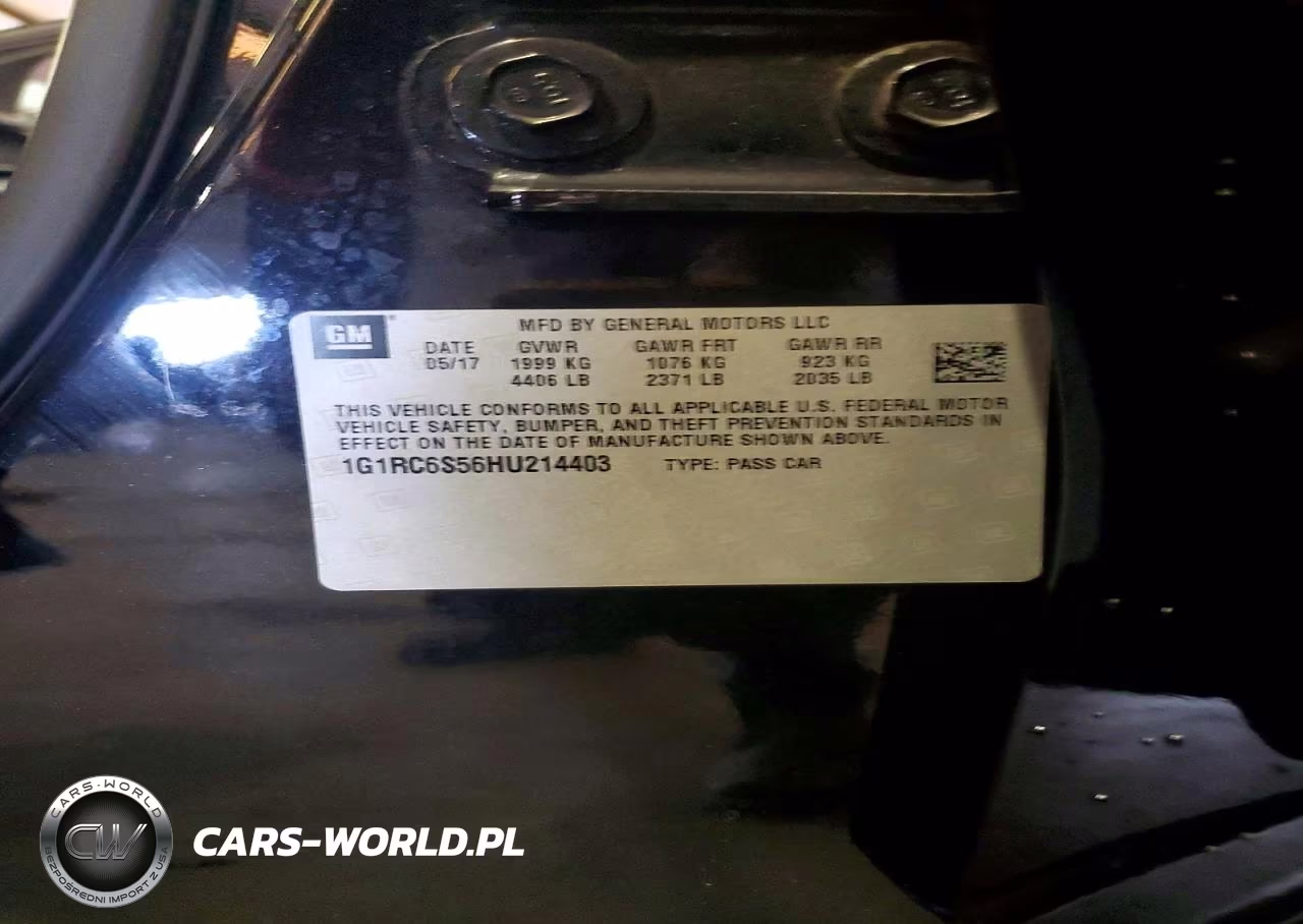 2017 Chevrolet Volt Lt VIN:1G1RC6S56HU214403 - 12