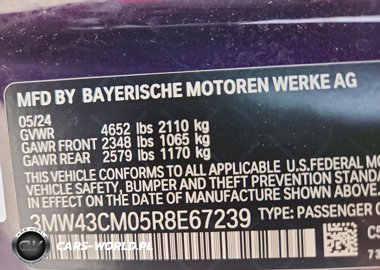 2024 BMW M240I VIN:3MW43CM05R8E67239 - 13