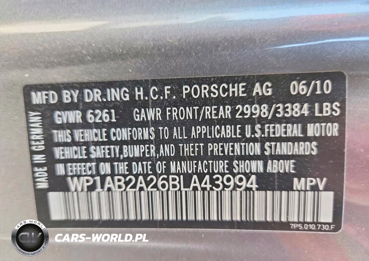 2011 Porsche Cayenne S VIN:WP1AB2A26BLA43994 - 14