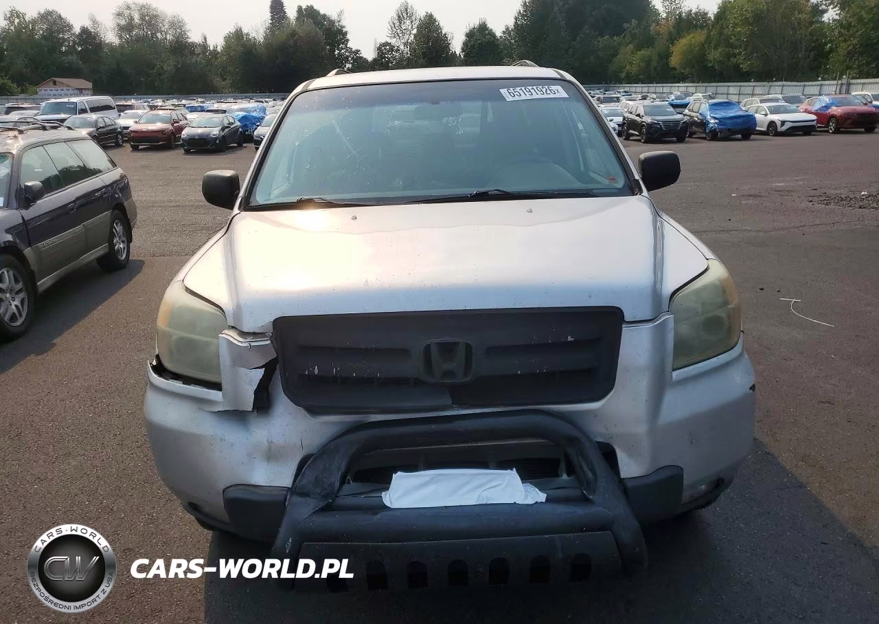 2006 Honda Pilot Ex VIN:5FNYF18456B005560 - 5
