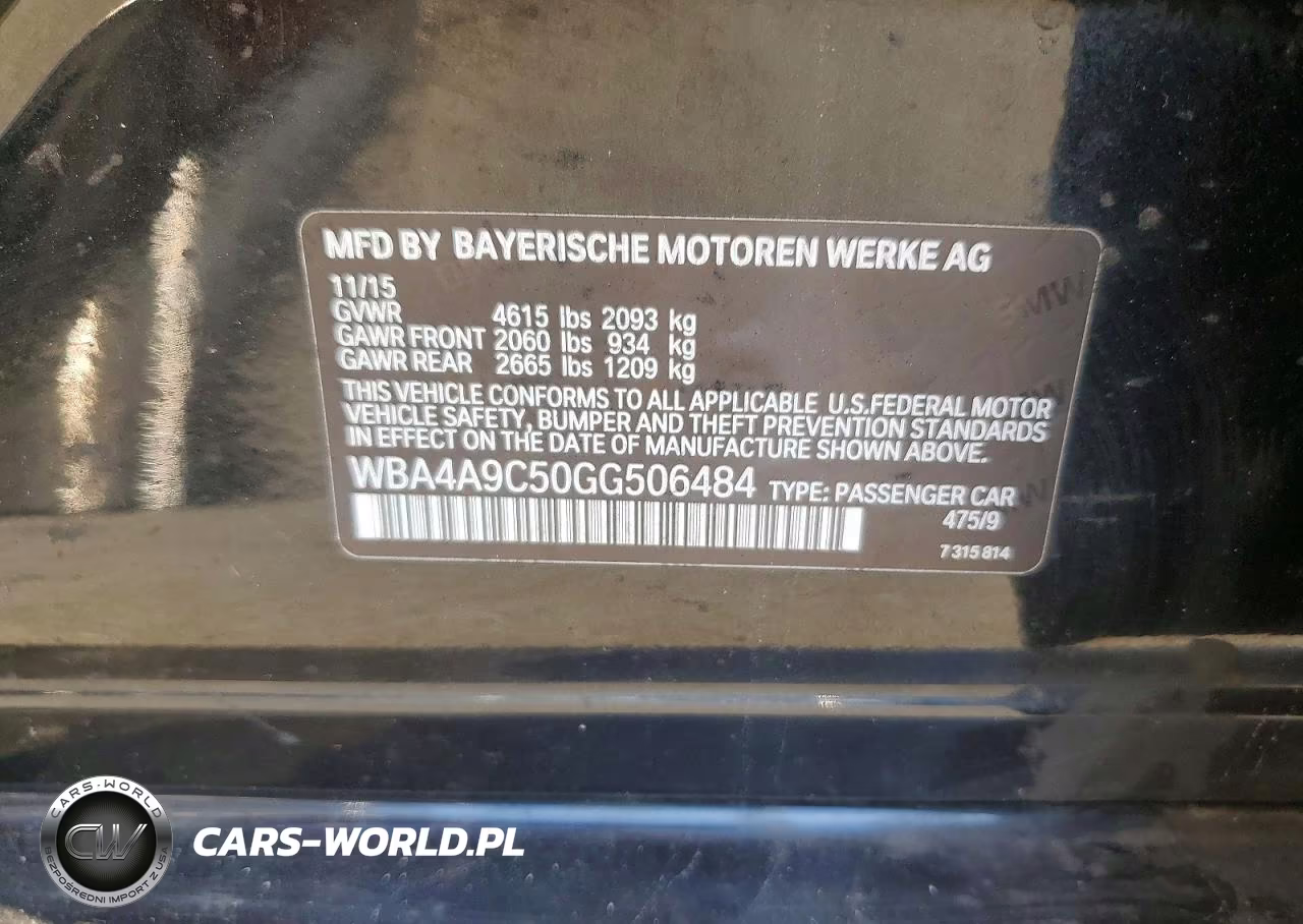 2016 BMW 428 I Gran Coupe Sulev VIN:WBA4A9C50GG506484 - 12