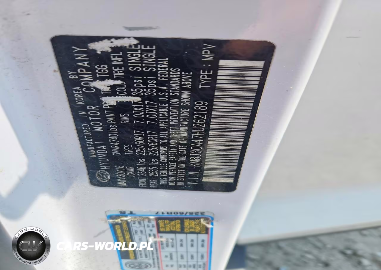 2017 Hyundai Tucson Se VIN:KM8J3CA47HU262189 - 13