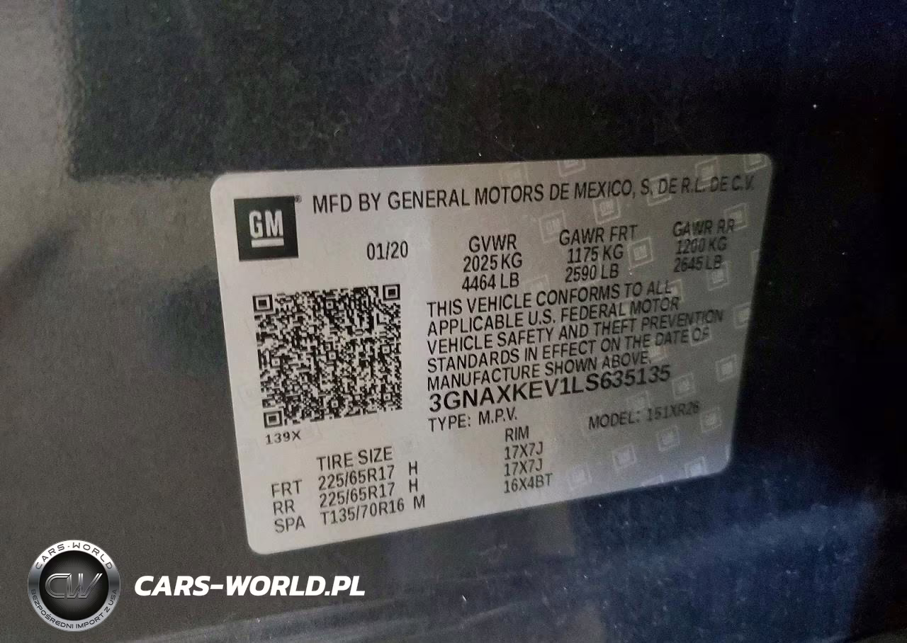 2020 Chevrolet Equinox Lt VIN:3GNAXKEV1LS635135 - 12