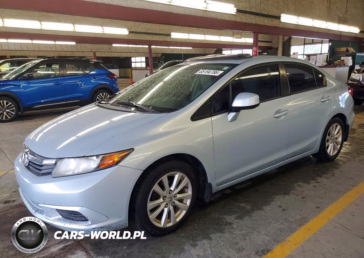2012 Honda Civic Exl VIN:19XFB2F99CE011600 - 1