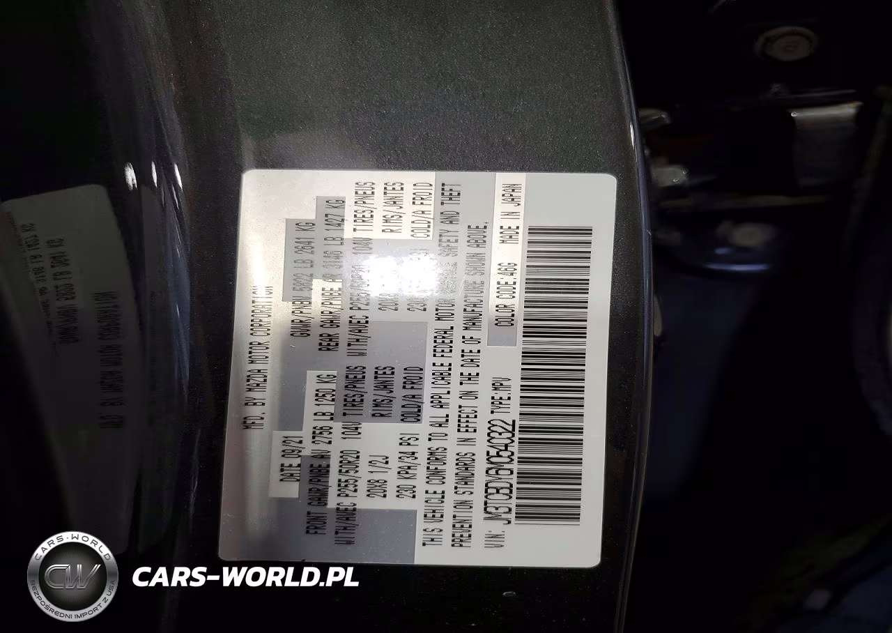 2021 Mazda Cx-9 Grand Touring VIN:JM3TCBDY6M0540322 - 13