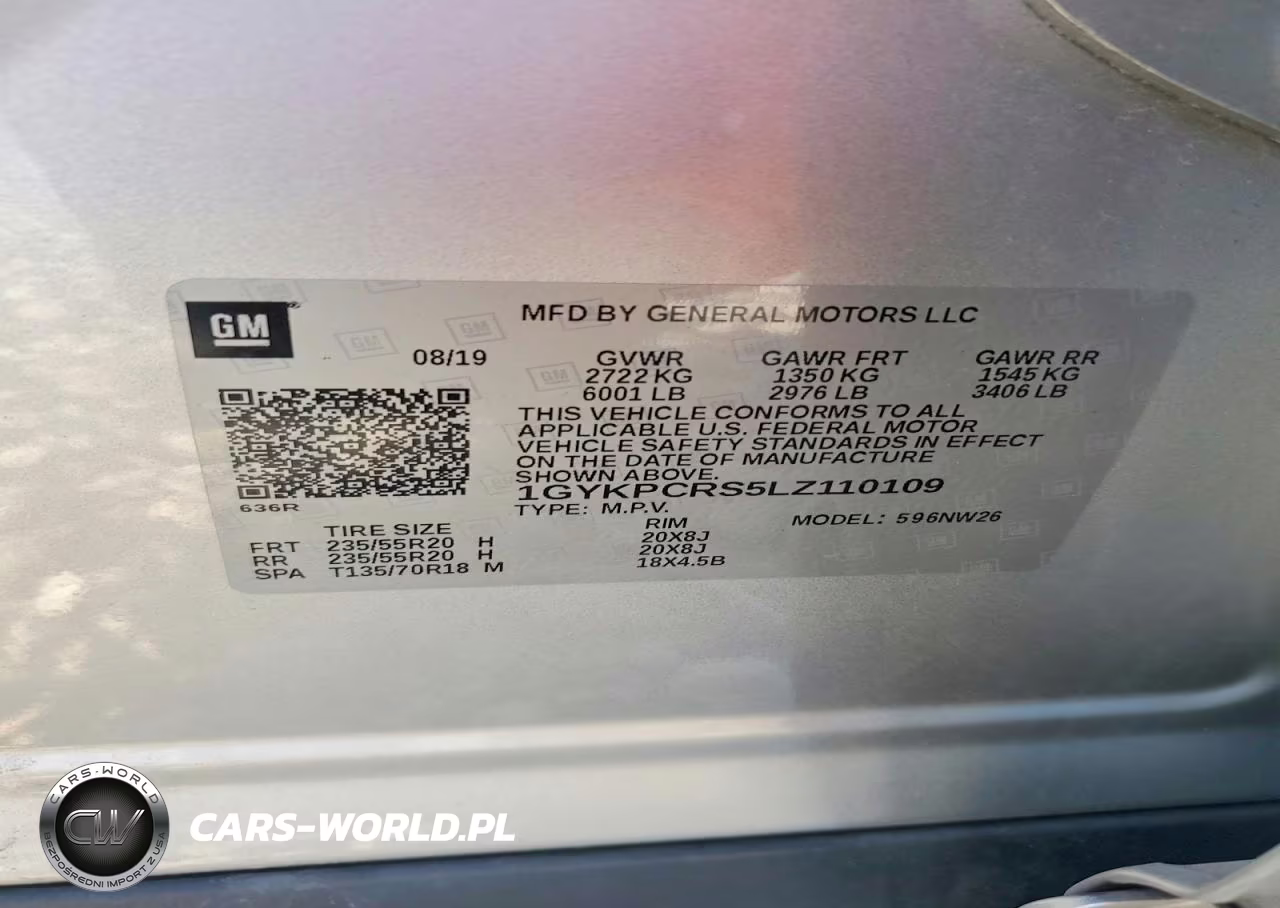 2020 Cadillac Xt6 Premium Luxury VIN:1GYKPCRS5LZ110109 - 12