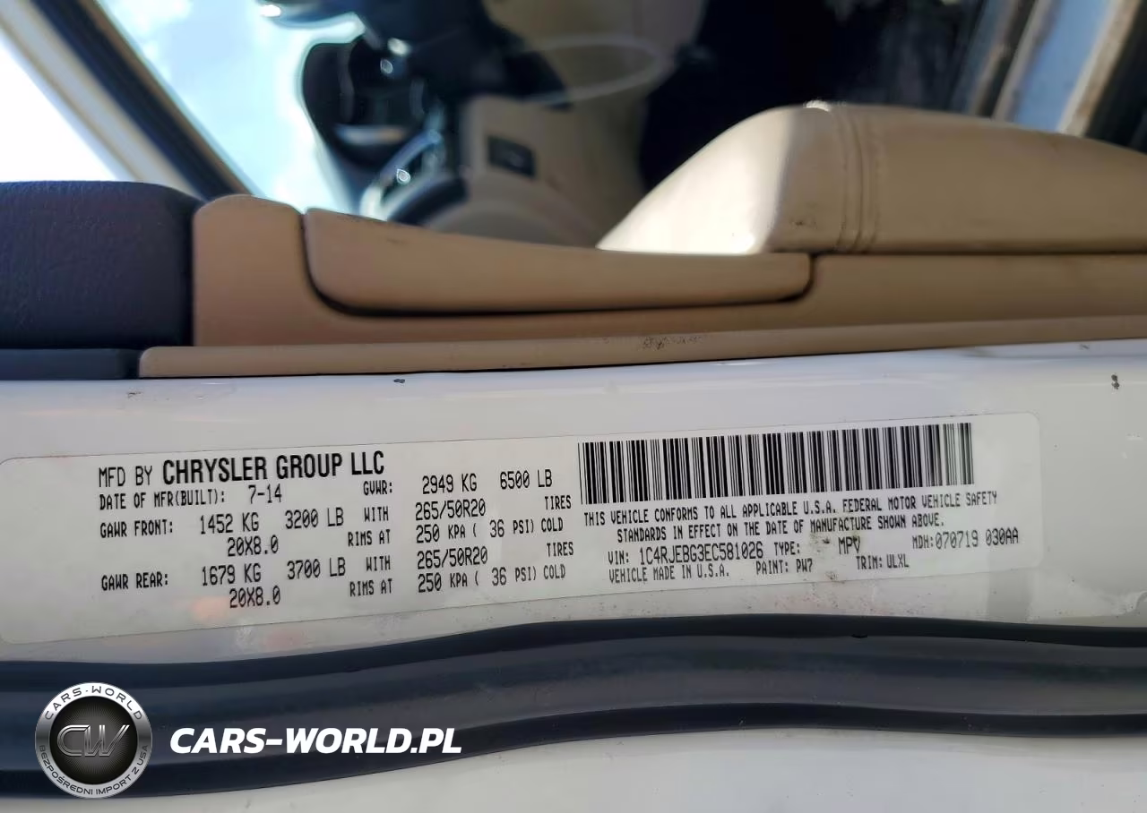 2014 Jeep Grand Cherokee Limited VIN:1C4RJEBG3EC581026 - 13
