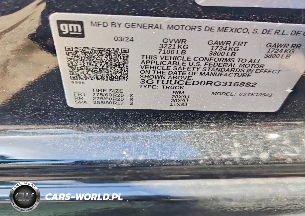 2024 GMC Sierra K1500 Elevation VIN:3GTUUCED0RG316882 - 12