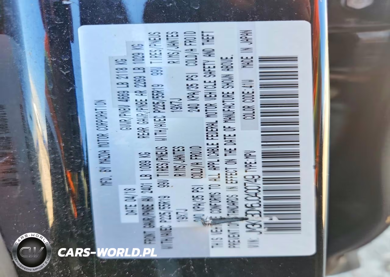 2018 Mazda Cx-5 Grand Touring VIN:JM3KFBDM6J0400749 - 13