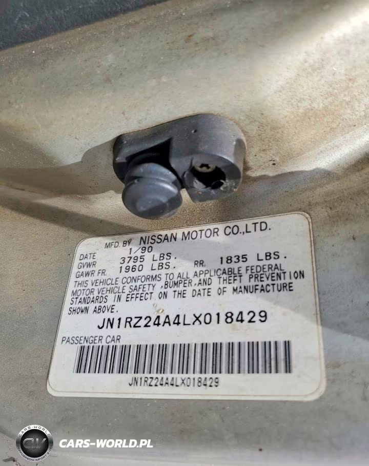 1990 Nissan 300Zx Gs VIN:JN1RZ24A4LX018429 - 12