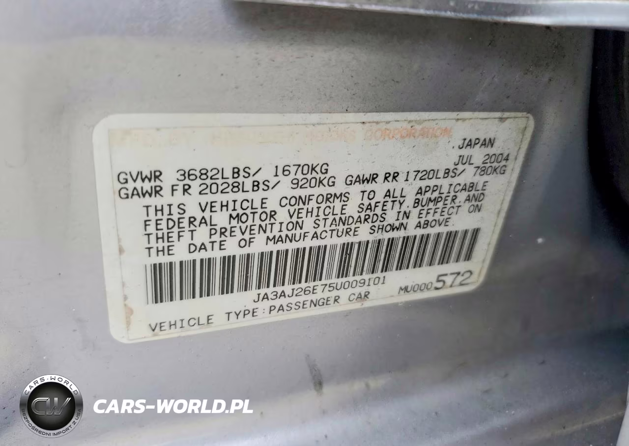 2005 Mitsubishi Lancer Es VIN:JA3AJ26E75U009101 - 12