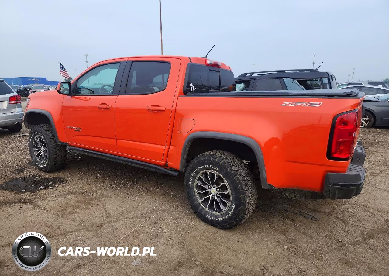 2021 Chevrolet Colorado Zr2 VIN:1GCGTEEN7M1230237 - 2
