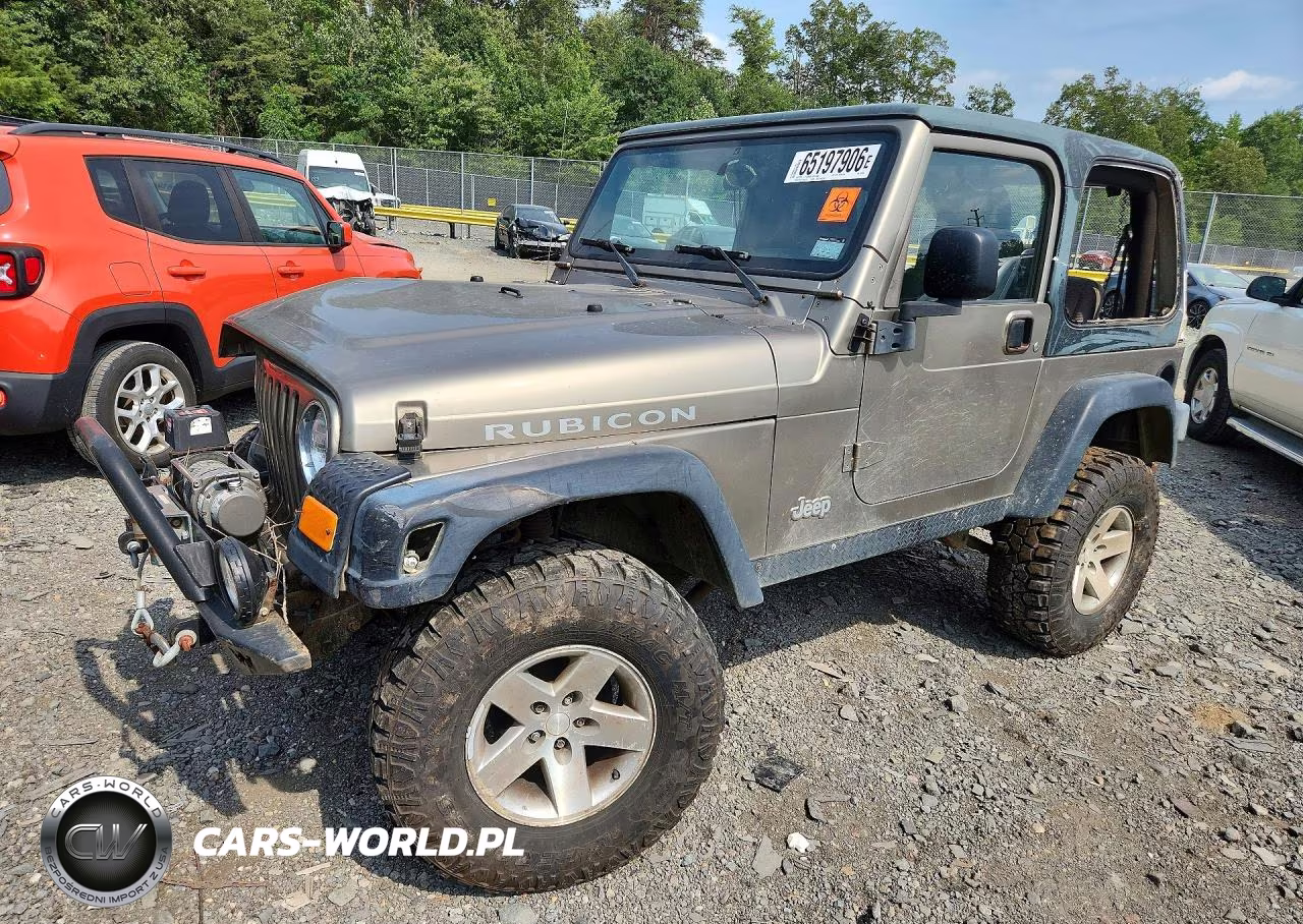 2003 Jeep Wrangler - Tj Rubicon VIN:1J4FA69S63P352035 - 1