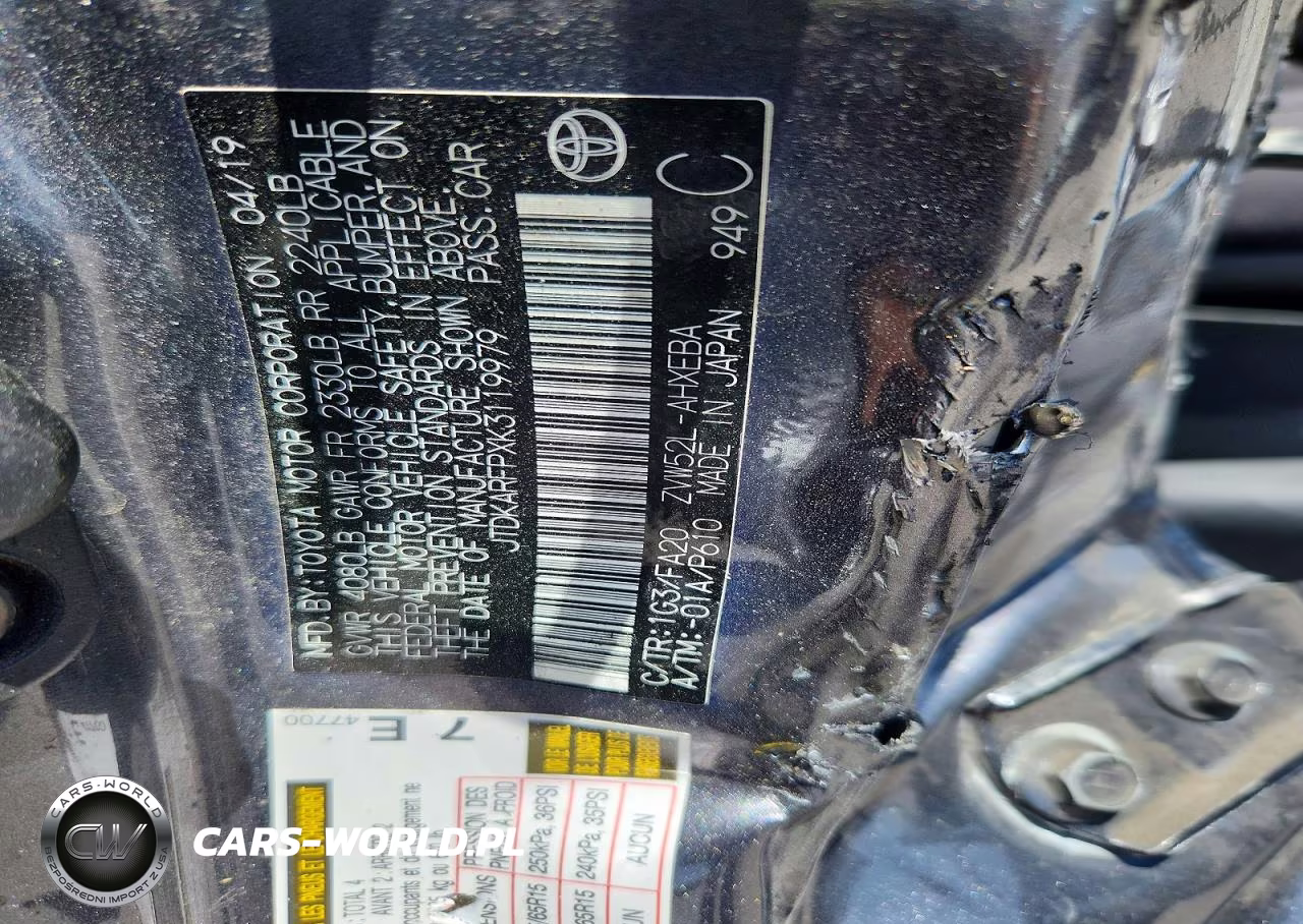 2019 Toyota Prius Prime Plus VIN:JTDKARFPXK3119979 - 13