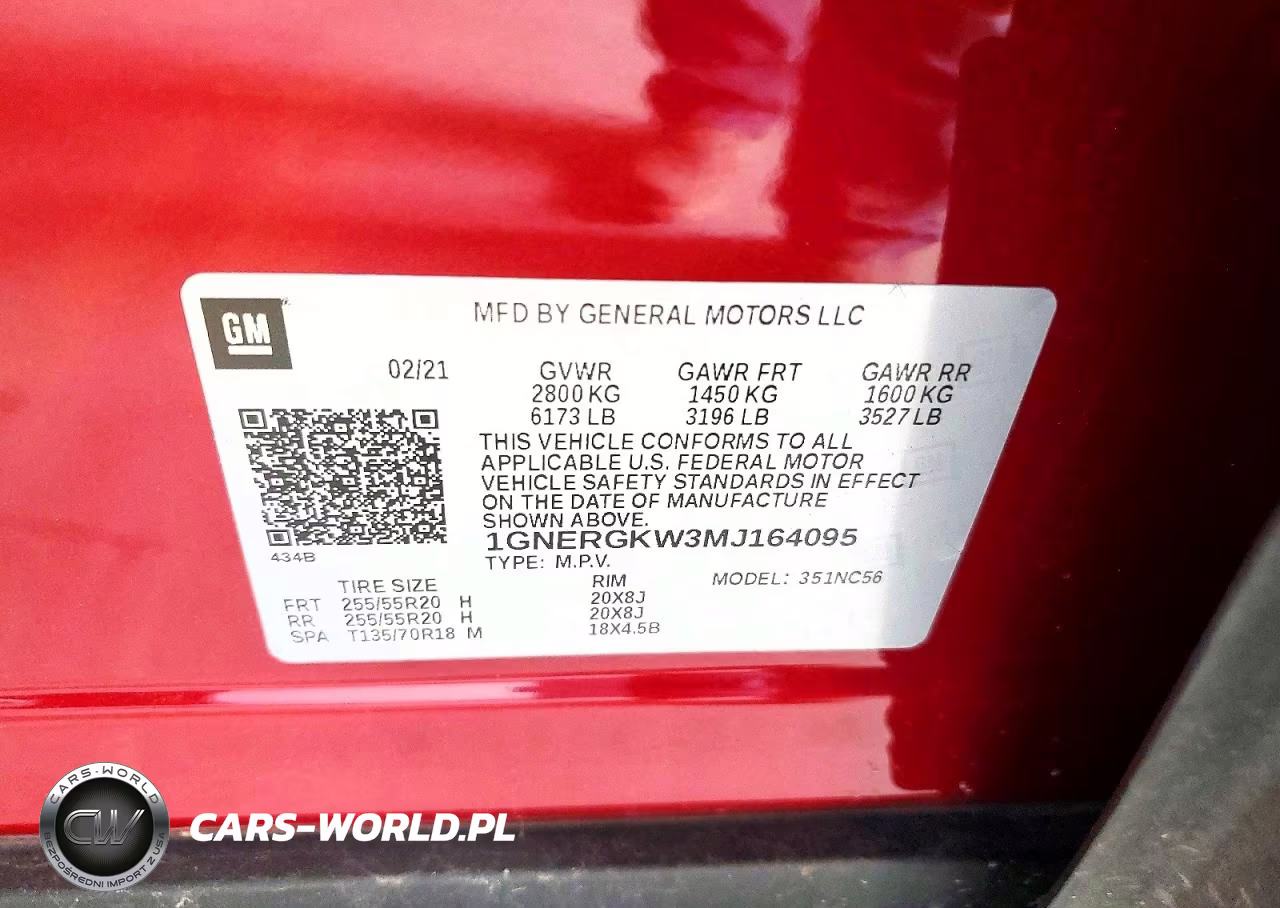 2021 Chevrolet Traverse Lt VIN:1GNERGKW3MJ164095 - 13