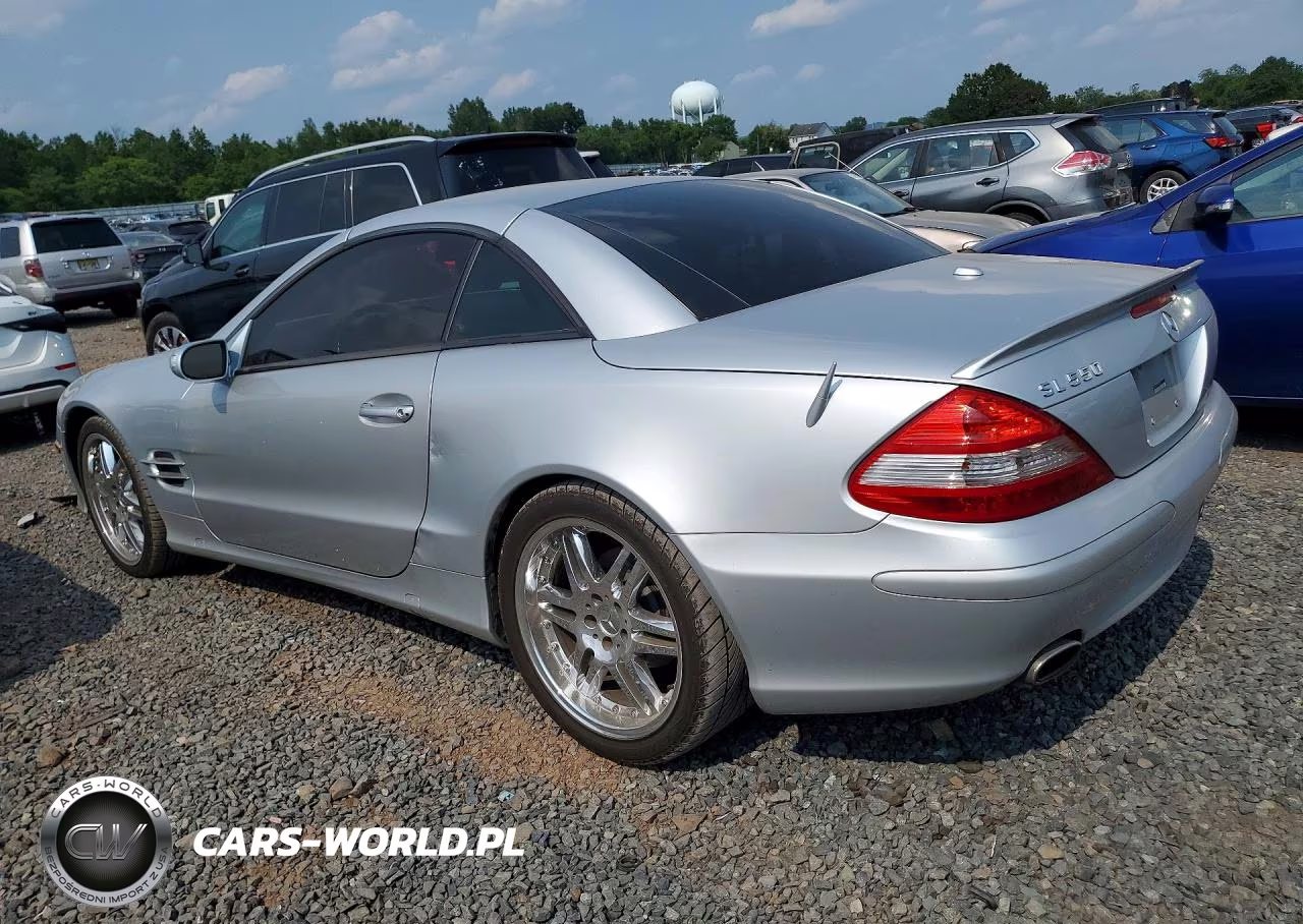 2007 Mercedes-Benz Sl 550 VIN:WDBSK71F37F122453 - 2