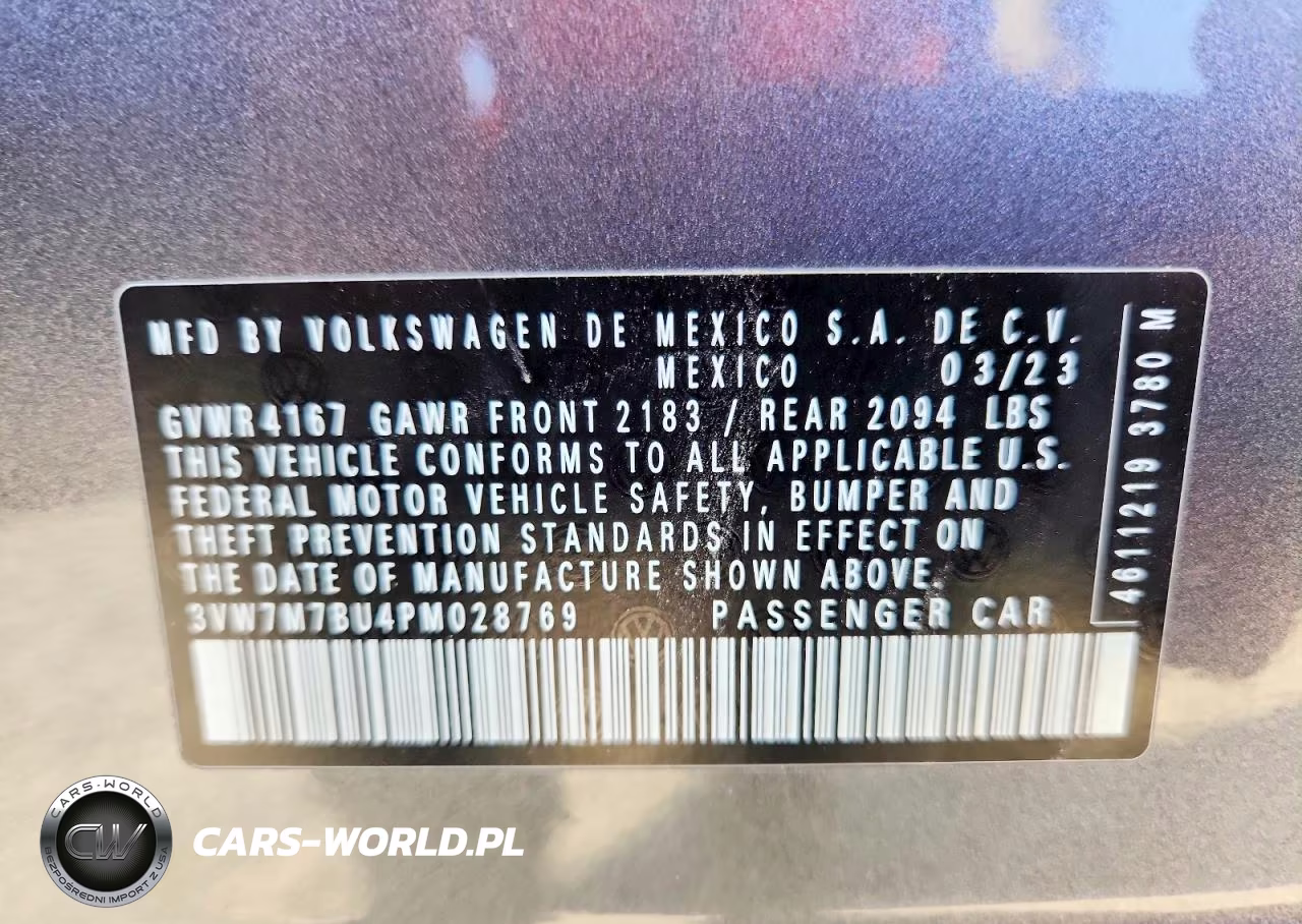 2023 Volkswagen Jetta Se VIN:3VW7M7BU4PM028769 - 13