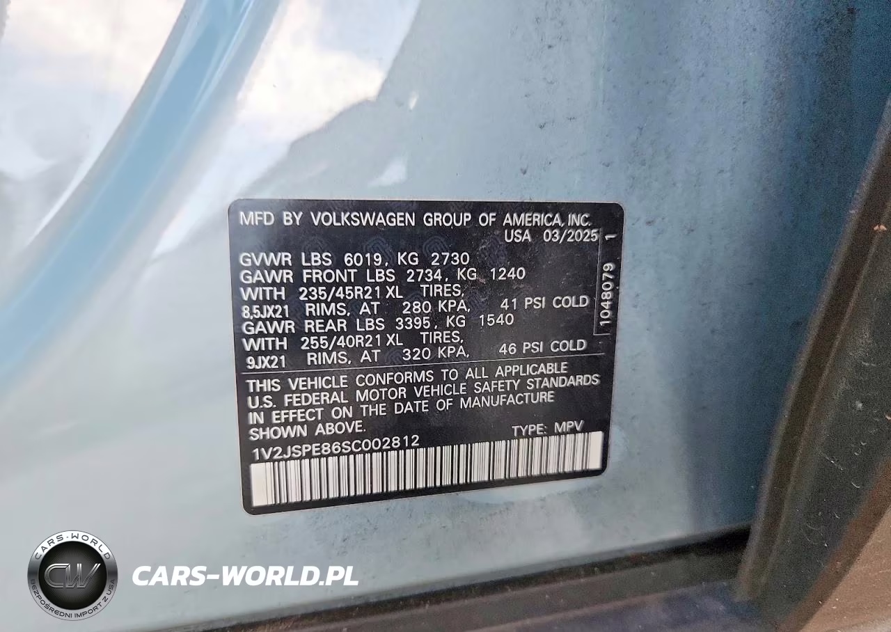 2025 Volkswagen Id.4 Pro S Plus VIN:1V2JSPE86SC002812 - 12