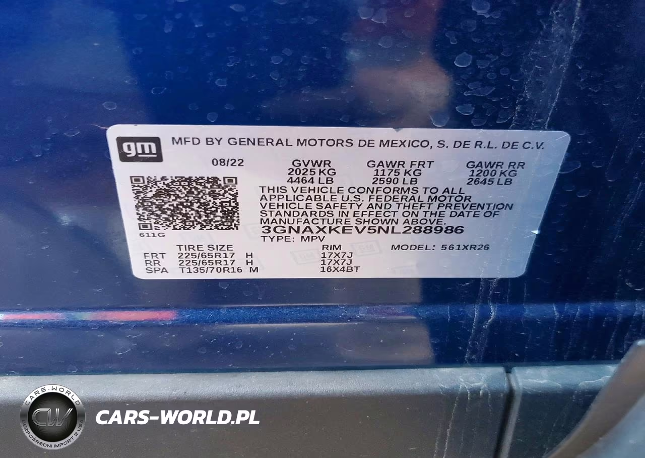 2022 Chevrolet Equinox Lt VIN:3GNAXKEV5NL288986 - 12