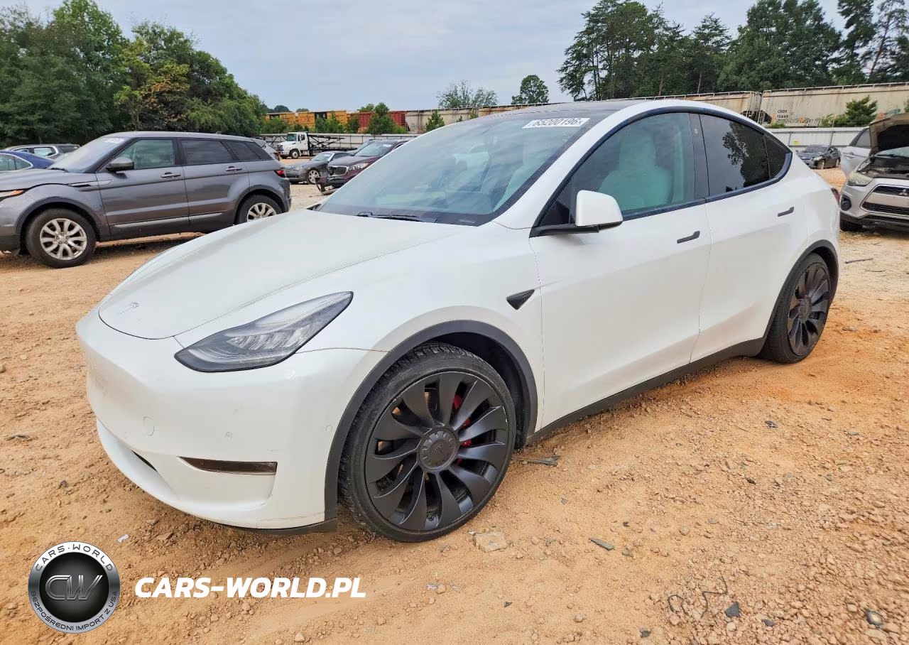 2020 Tesla Model Y VIN:5YJYGDEF0LF025635 - 1