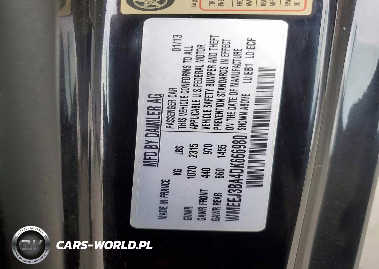 2013 Smart Fortwo Pure VIN:WMEEJ3BA4DK666980 - 12