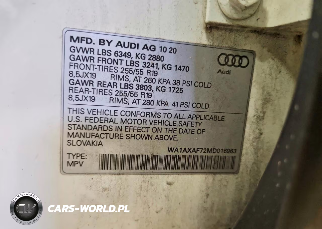 2021 Audi Q7 Premium VIN:WA1AXAF72MD016963 - 13