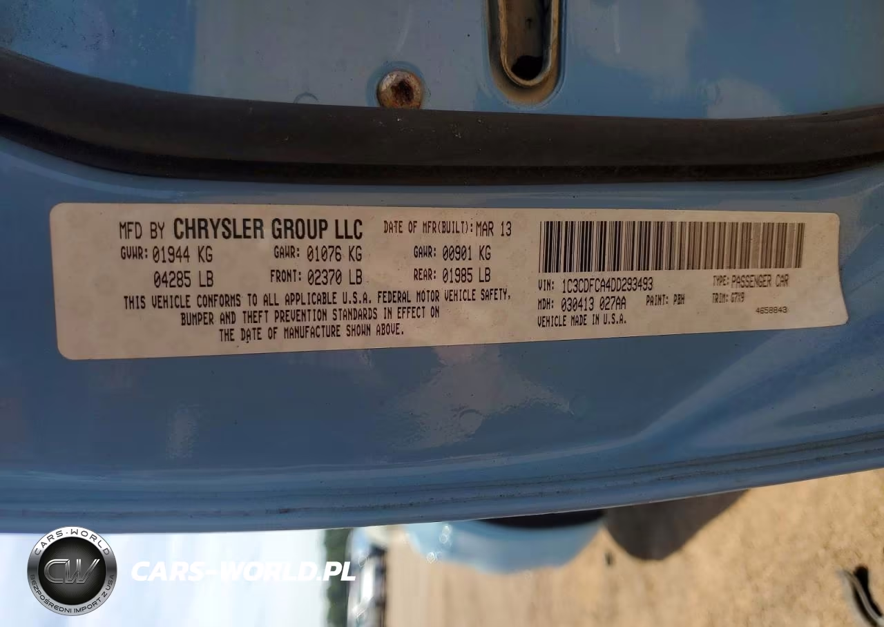 2013 Dodge Dart Limited VIN:1C3CDFCA4DD293493 - 12