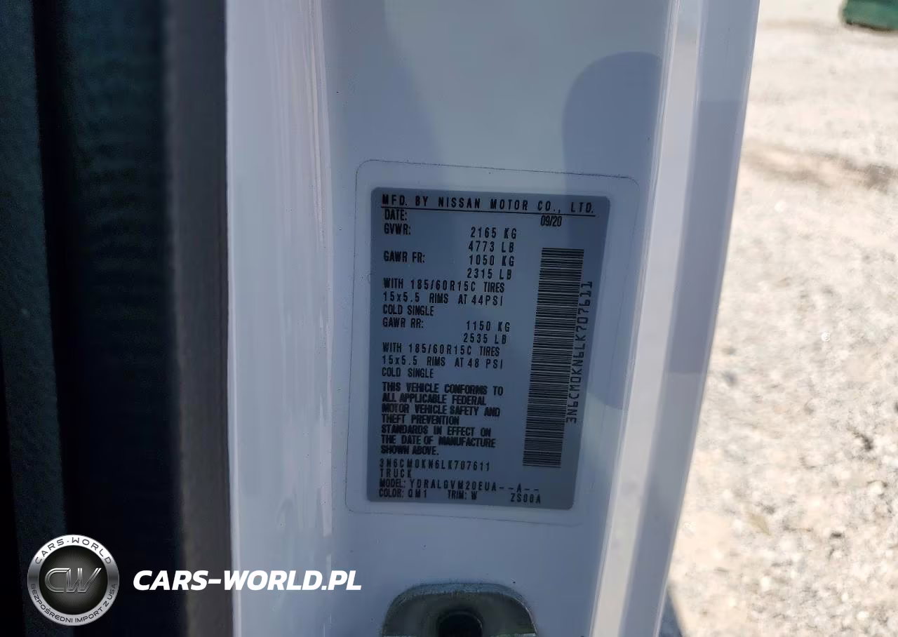 2020 Nissan Nv200 Delivery Van VIN:3N6CM0KN6LK707611 - 13