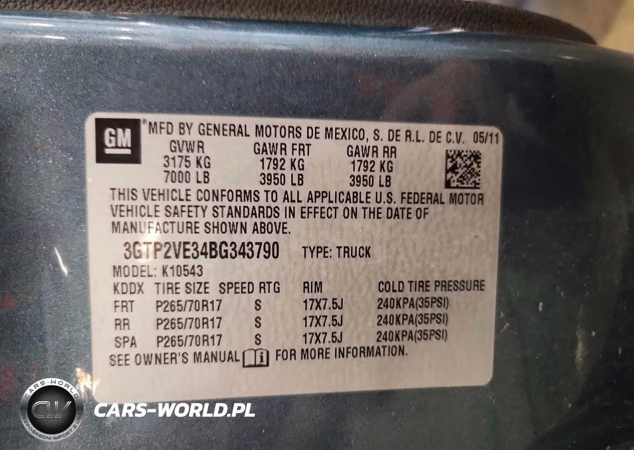 2011 GMC Sierra K1500 Sle VIN:3GTP2VE34BG343790 - 12