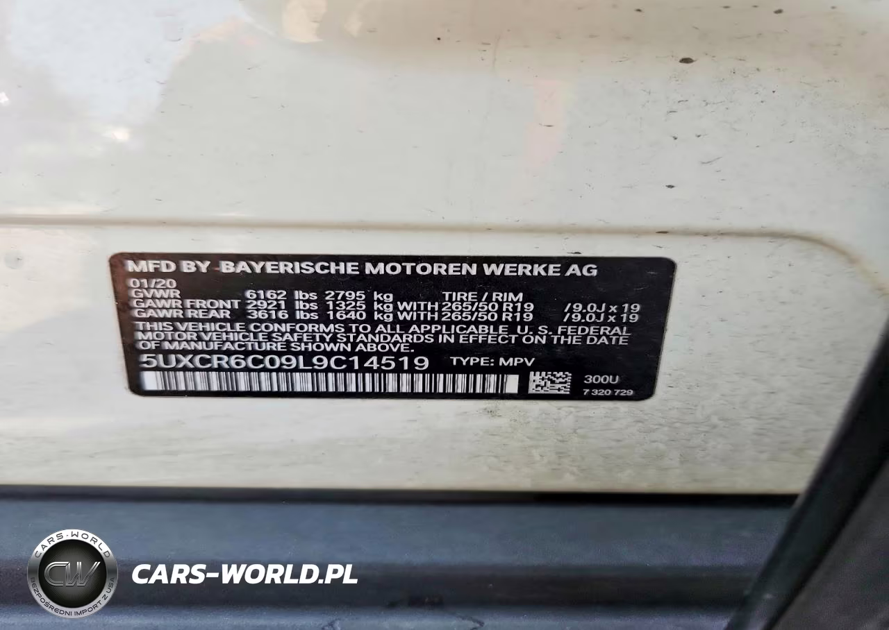 2020 BMW X5 xDrive40I VIN:5UXCR6C09L9C14519 - 13
