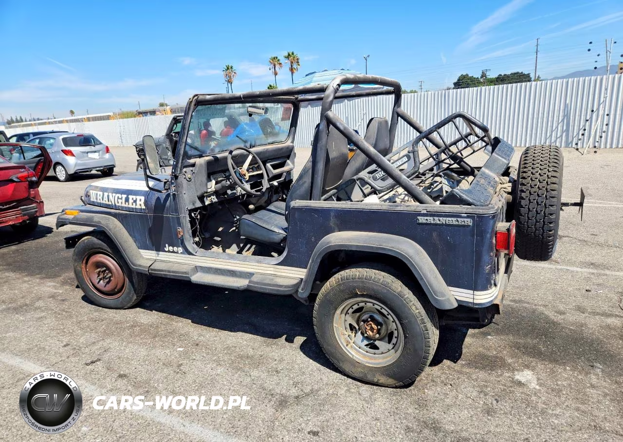 1987 Jeep Wrangler Sport VIN:2BCCV81KXHB524829 - 2