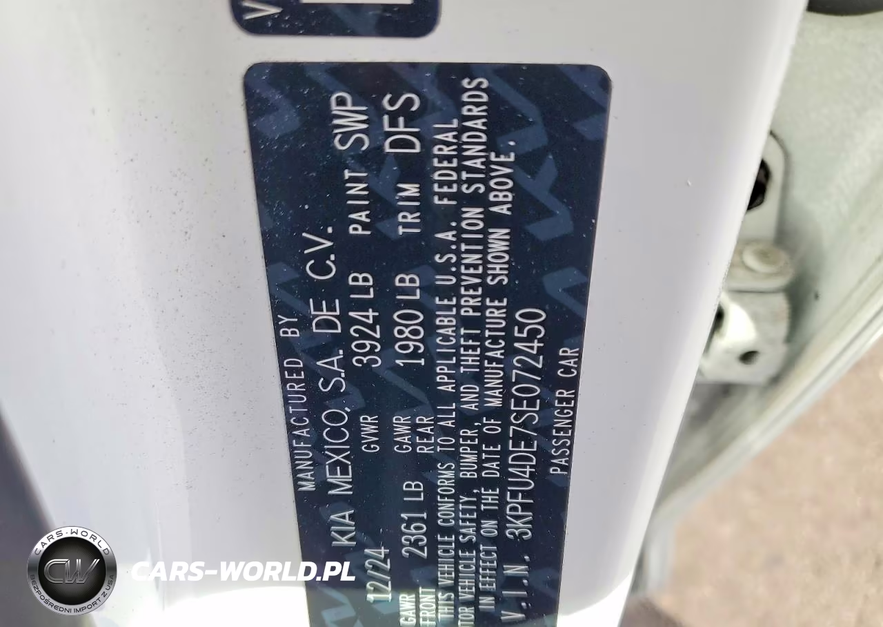 2025 Kia K4 Ex VIN:3KPFU4DE7SE072450 - 12