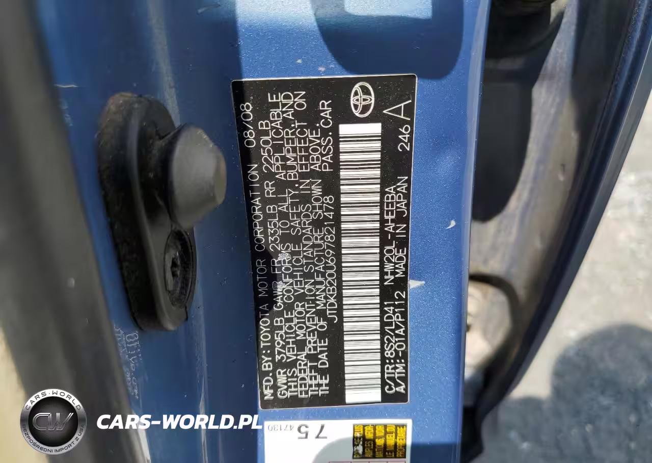 2009 Toyota Prius VIN:JTDKB20U697821478 - 12