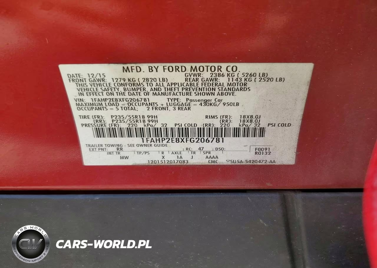 2015 Ford Taurus Sel VIN:1FAHP2E8XFG206781 - 12