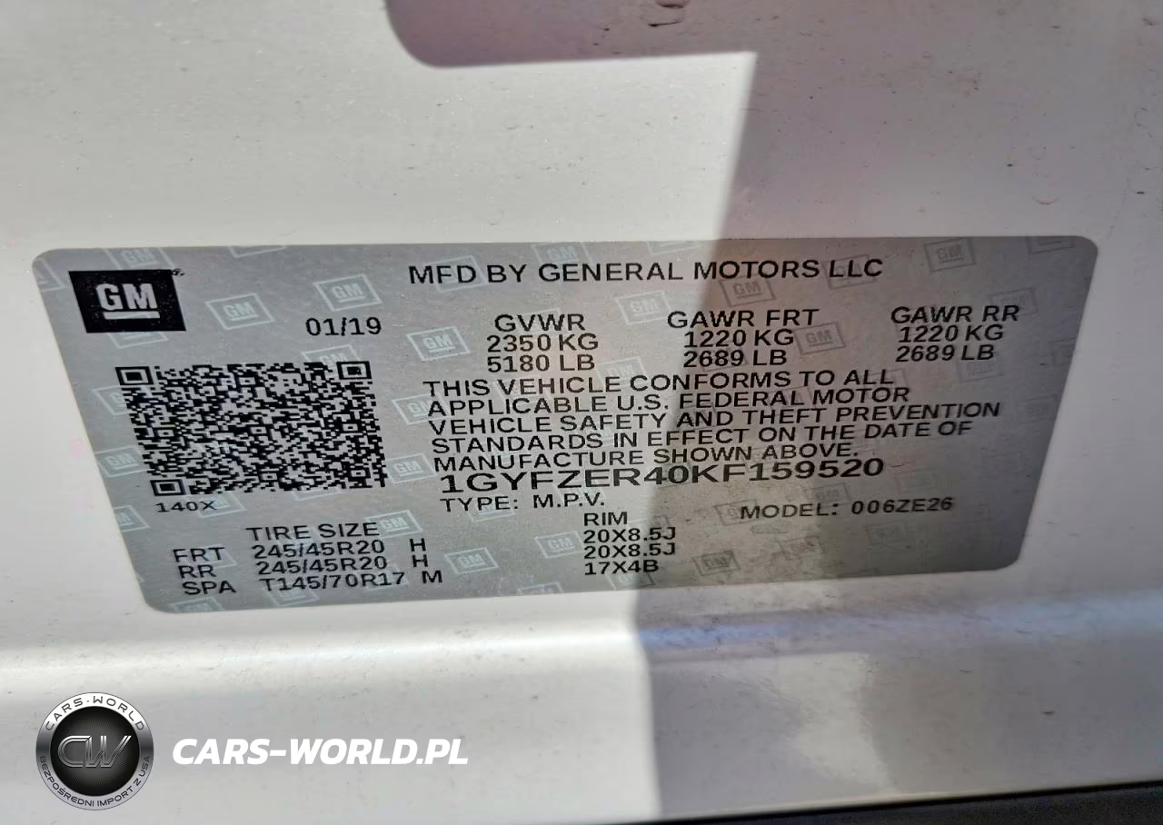 2019 Cadillac Xt4 Sport VIN:1GYFZER40KF159520 - 12