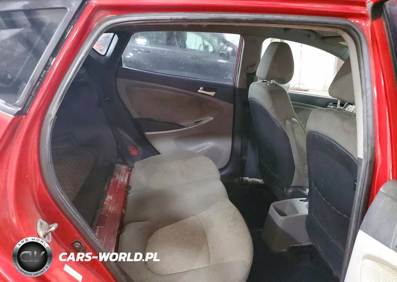 2013 Hyundai Accent Gs VIN:KMHCT5AEXDU071244 - 10