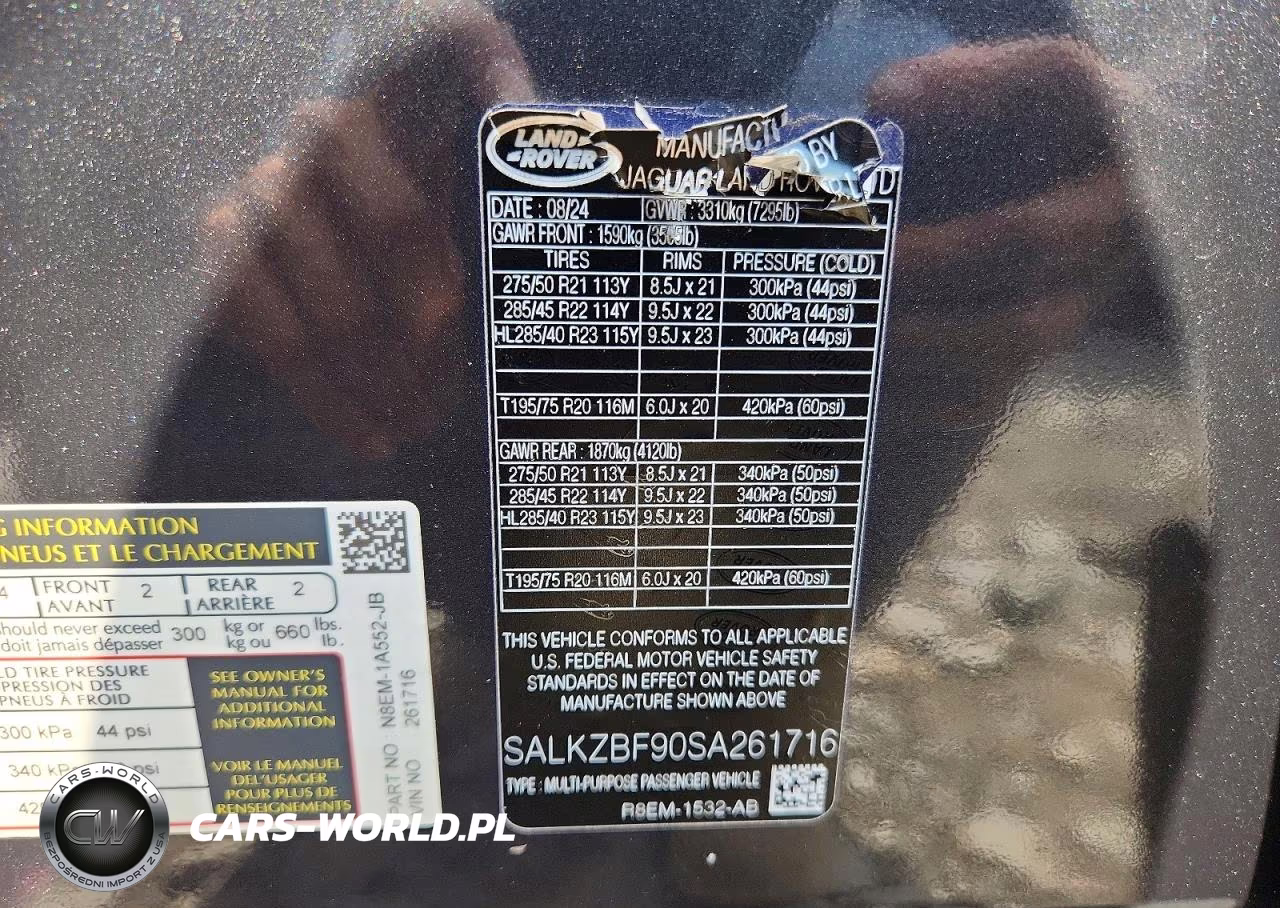 2025 Land Rover Range Rover Sv VIN:SALKZBF90SA261716 - 14