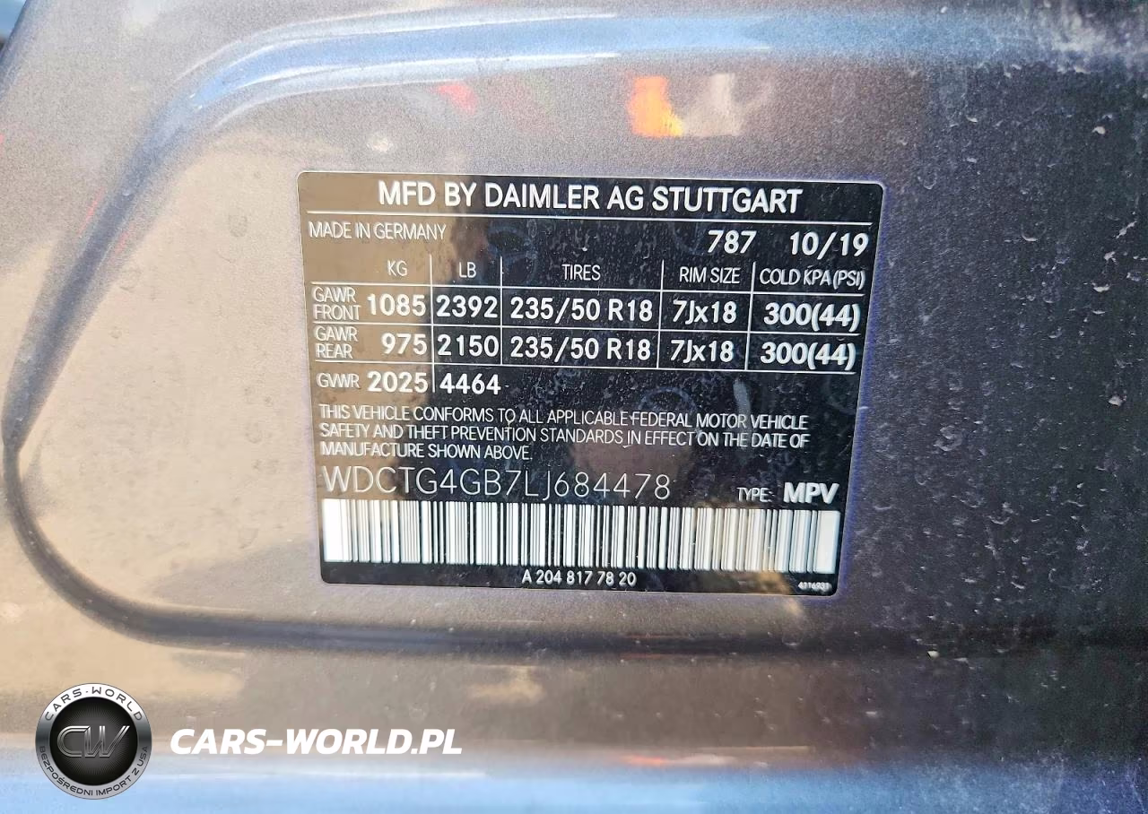 2020 Mercedes-Benz Gla 250 4Matic VIN:WDCTG4GB7LJ684478 - 12