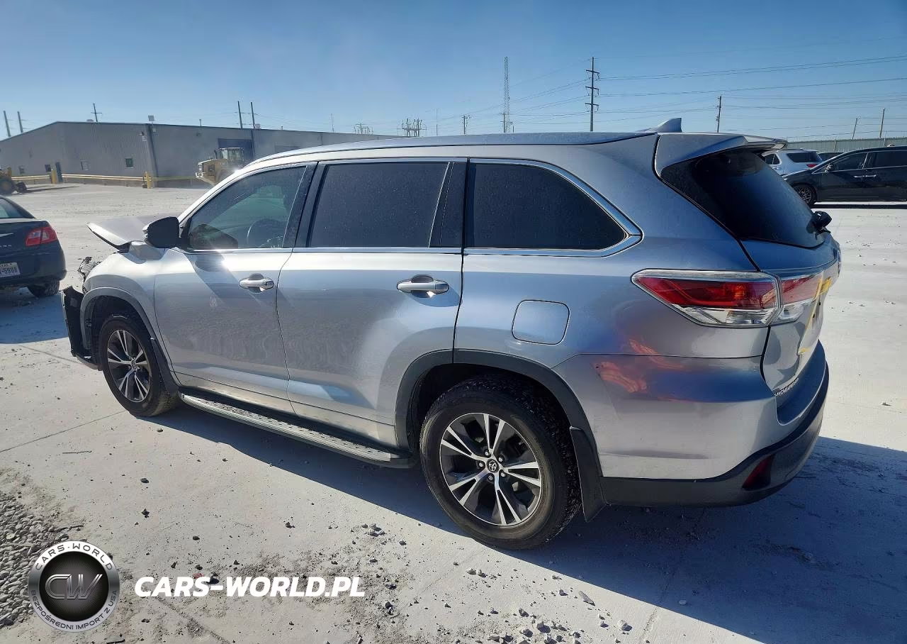 2016 Toyota Highlander Xle VIN:5TDKKRFH4GS164654 - 2