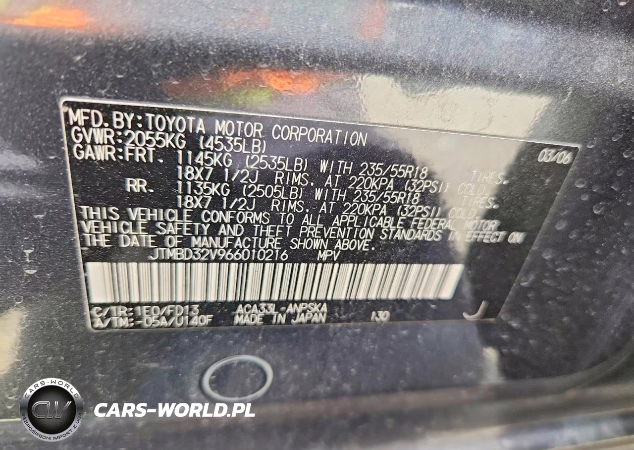 2006 Toyota Rav4 Sport VIN:JTMBD32V966010216 - 13