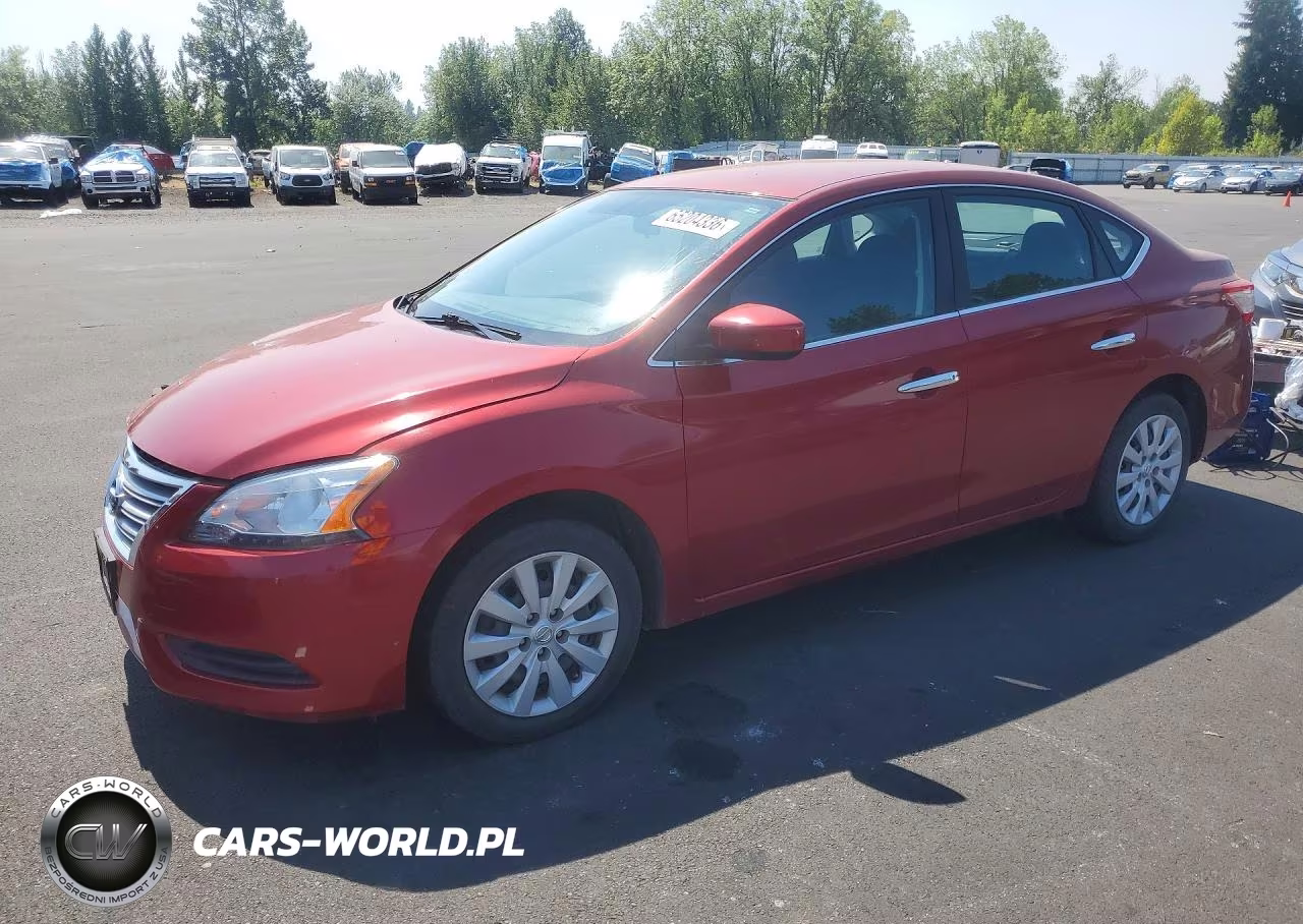 2014 Nissan Sentra Sv VIN:3N1AB7AP4EY251686 - 1