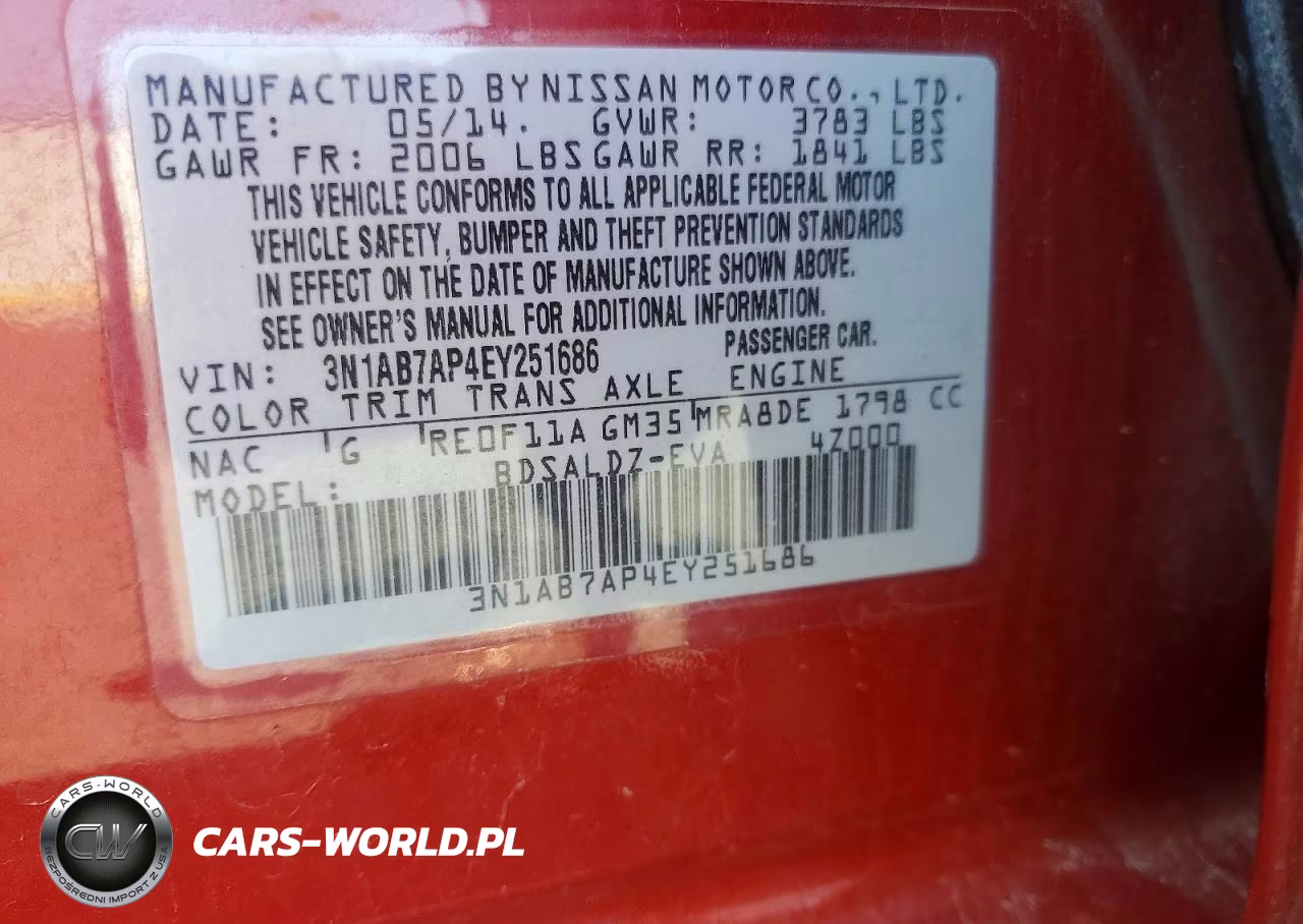 2014 Nissan Sentra Sv VIN:3N1AB7AP4EY251686 - 12