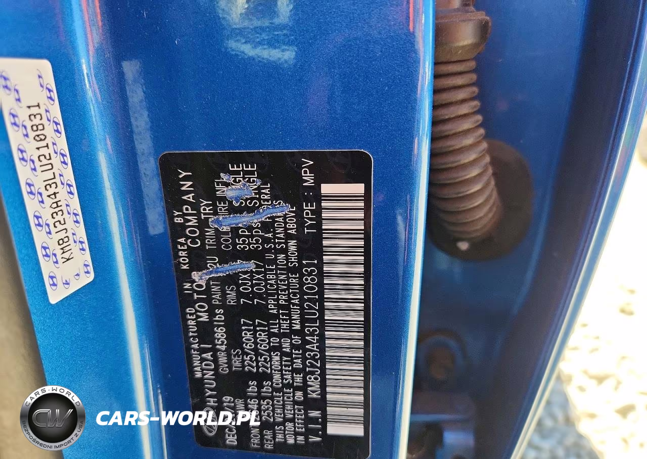 2020 Hyundai Tucson Se VIN:KM8J23A43LU210831 - 13