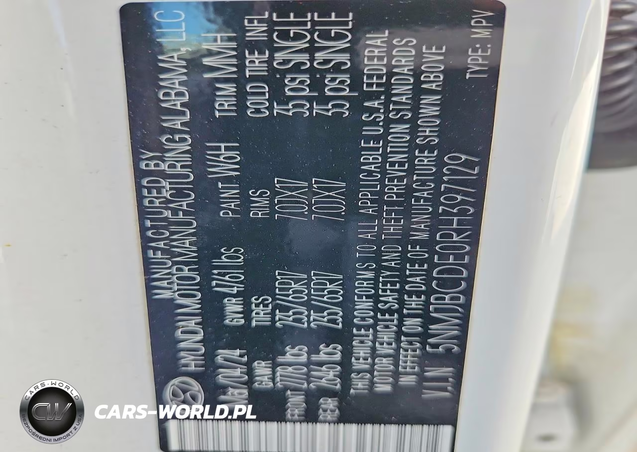 2024 Hyundai Tucson Sel VIN:5NMJBCDE0RH397129 - 13