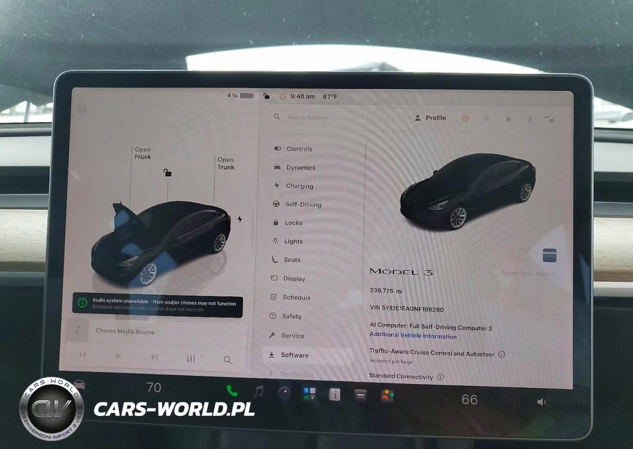 2022 Tesla Model 3 VIN:5YJ3E1EA0NF189280 - 9