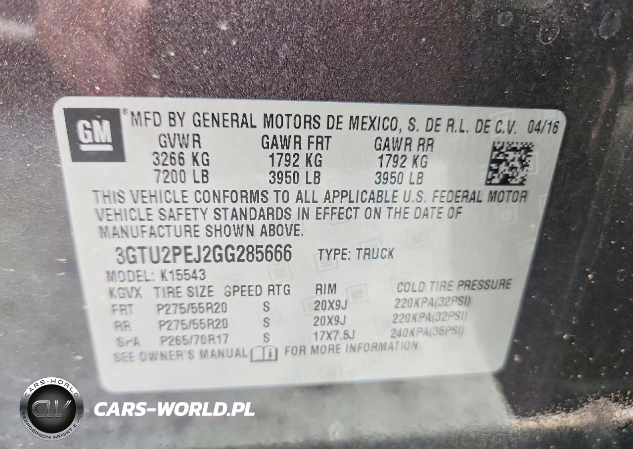2016 GMC Sierra K1500 Denali VIN:3GTU2PEJ2GG285666 - 12