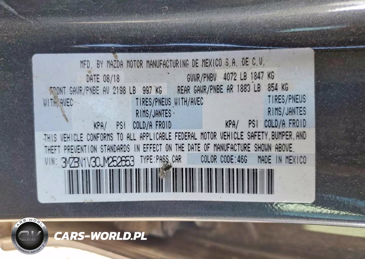 2018 Mazda 3 Touring VIN:3MZBN1V30JM252653 - 12
