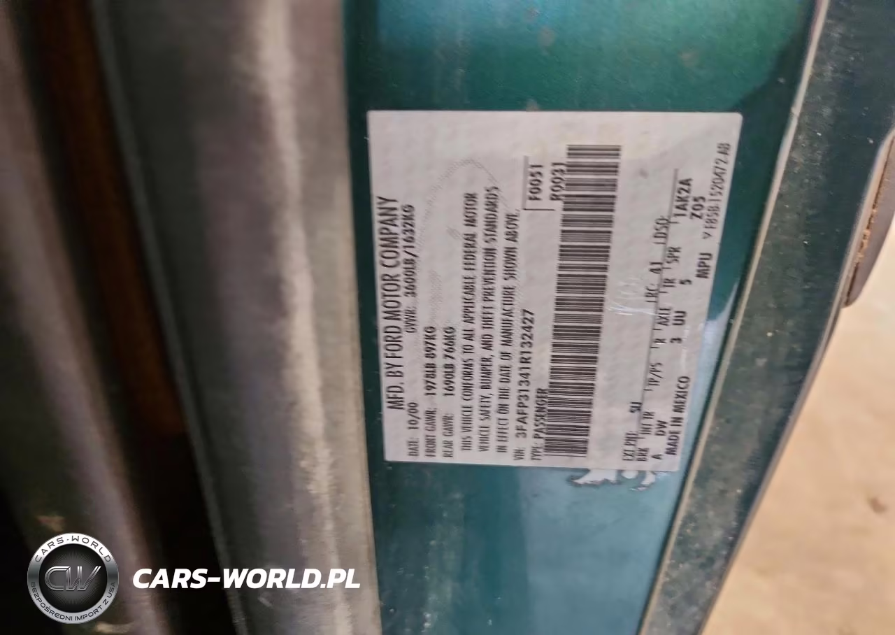 2001 Ford Focus Zx3 VIN:3FAFP31341R132427 - 12