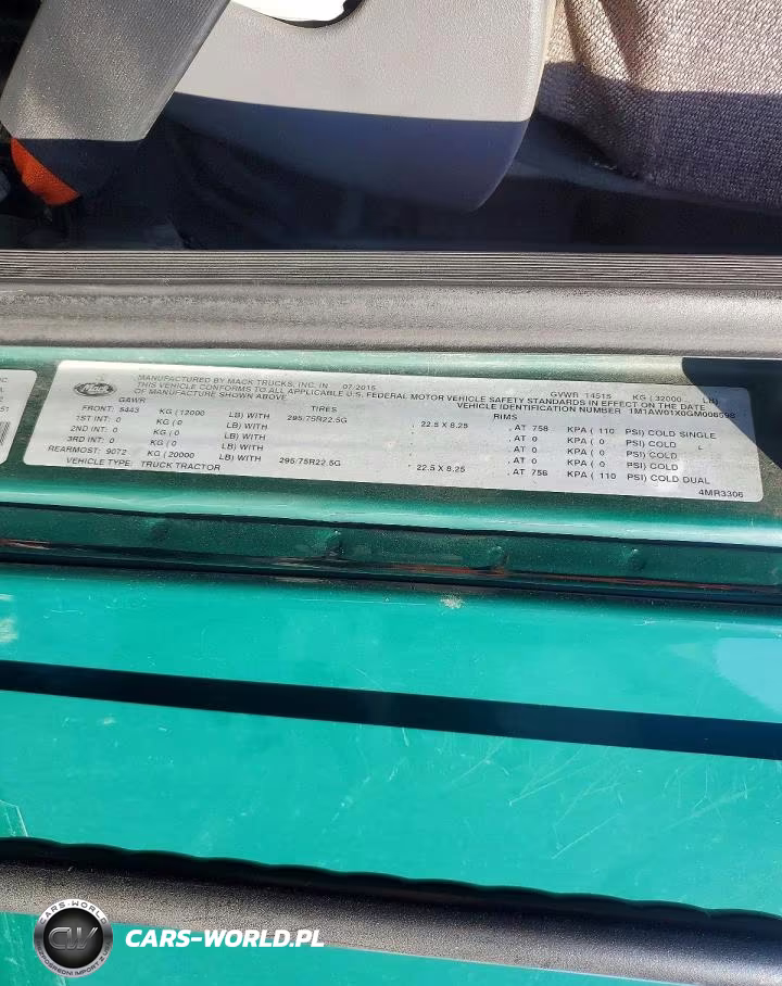 2016 Mack 600 Cxu600 VIN:1M1AW01X0GM008598 - 12